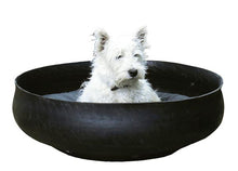 Giving and Living schwarzer Hundekorb dacarr - robuster Hundekorb mit Kissen