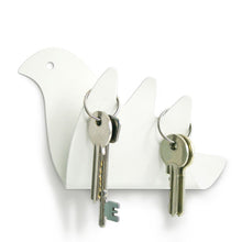 J-me Wand Organizer Bird in weiß - Design Schlüsselbrett