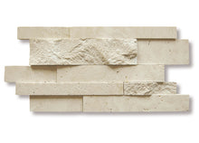 Naturstein-Wandverkleidung moonlight white aus Travertin von stein & ambiente