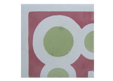 Zementfliese "bubbles edge light red" von stein & ambiente