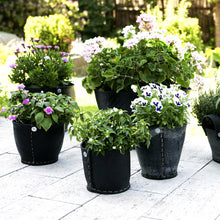 Giving and Living Blumenübertöpfe dacarr medium - 2 Körbe aus recycelten Autoreifen