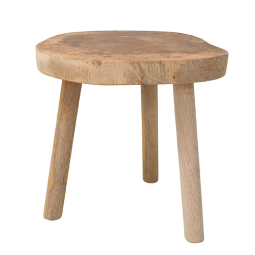 Beistelltisch aus natürlichem Mangoholz - Couchtisch handmade, unique piece
