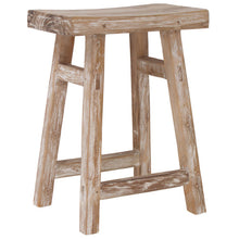 HK Living Teakholzhocker natur - Beistelltisch und Hocker aus Holz