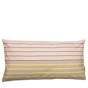Aspegren Kissen Design Stripes Rose - schönes Sofakissen aus Baumwolle mit Streifen