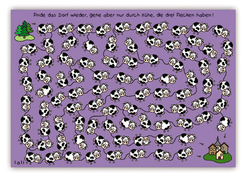 Finde das Dorf wieder,...