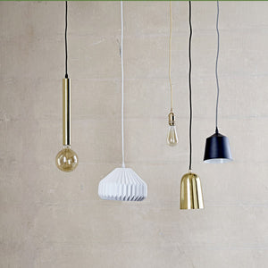 Bloomingville Hängelampe Pure Pendant in gold glänzend - Designer Hängeleuchte