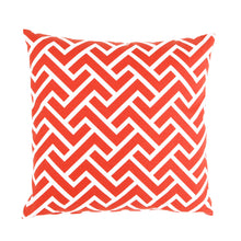 Bio Baumwolle Kissen Canvas in rot - Dekokissen von Pete & Sally in 40x40 cm made in Germany