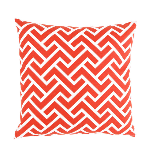 Bio Baumwolle Kissen Canvas in rot - Dekokissen von Pete & Sally in 40x40 cm made in Germany