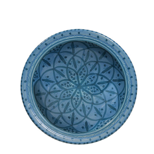 HK Living Souk Bowl blau - handmade Schale Marokko Design