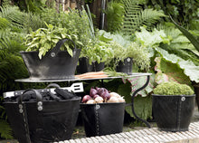 Giving and Living Blumentopf dacarr in drei Größen - Blumenübertopf für den Garten