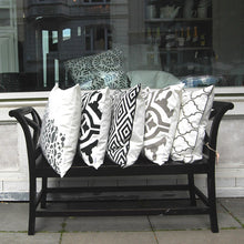 PB Home Sofakissen Jaipur in weiß-braun - schönes Baumwollkissen in 50x50 cm