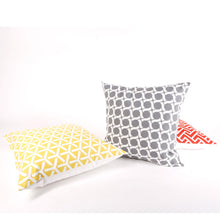 Bio Baumwolle Sofakissen Canvas in rot von Pete & Sally in 50x50 cm made in Germany