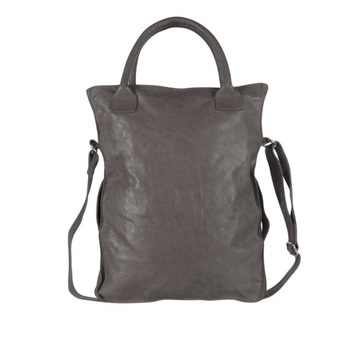 Cowboysbag Ledertasche Dover in grau - lässige Umhängetasche