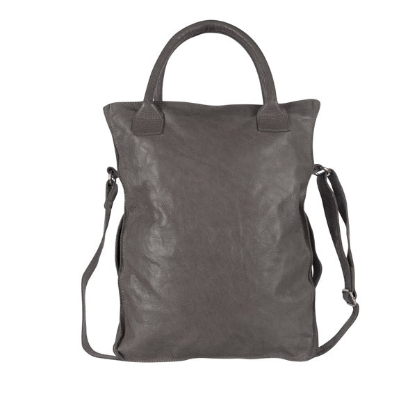 Cowboysbag Ledertasche Dover in grau - lässige Umhängetasche