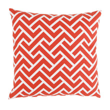 Bio Baumwolle Sofakissen Canvas in rot von Pete & Sally in 50x50 cm made in Germany