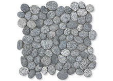 stein & ambiente 1 qm Kieselsteinlboden grau - Kieselsteinfliesen "speckled grey"