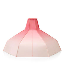 Pepe Heykoop Papierlampe folded lampshade rosa - Designer Lampenschirm aus Papier