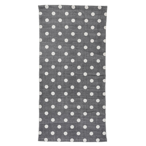 Bloomingville Teppich Cool Grey aus Baumwolle - Läufer, Rug 120x60 cm in grau-weiß