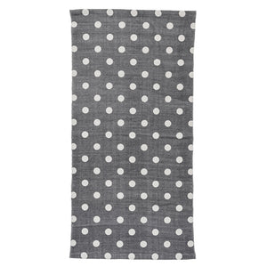 Bloomingville Teppich Cool Grey aus Baumwolle - Läufer, Rug 120x60 cm in grau-weiß