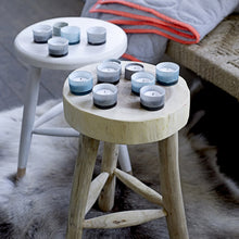 Bloomingville Holzhocker Wood Nature - Beistelltisch und Hocker aus Holz