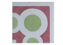 Zementfliese "bubbles edge light red" von stein & ambiente