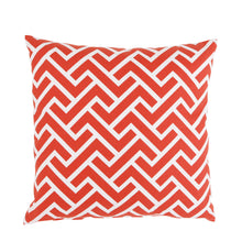 Bio Baumwolle Kissen Canvas in rot - Dekokissen von Pete & Sally in 40x40 cm made in Germany