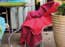 Baumwolldecke von Fussenegger - Wendedecke Silvretta in rot