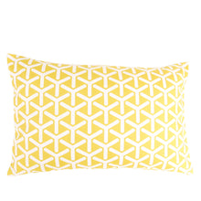 Bio Baumwolle Kissen Canvas in gelb - Dekokissen von Pete & Sally in 40x60 cm made in Germany