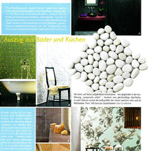 stein & ambiente 1 qm Kieselsteinboden grün - Kieselsteinfliesen "biscaya green"