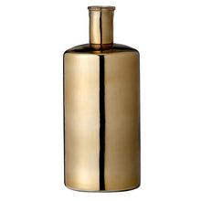 Bloomingville Blumenvase Kupfer - kupferfarbene Vase aus Glas