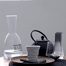 Bloomingville Becher Caroline in grau - Designer Becher ohne Henkel aus Porzellan