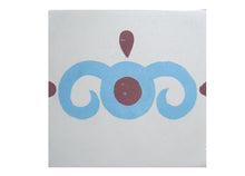 Zementfliese "apple border white" von stein & ambiente
