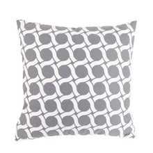 Bio Baumwolle Kissen Canvas in grau - Dekokissen von Pete & Sally in 40x40 cm made in Germany