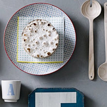 Bloomingville Teller Carla 3 Stück - Frühstücksteller handbemalt