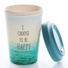 Bamboo Cup Choose Happy - wiederverwendbarer Becher aus Bambus