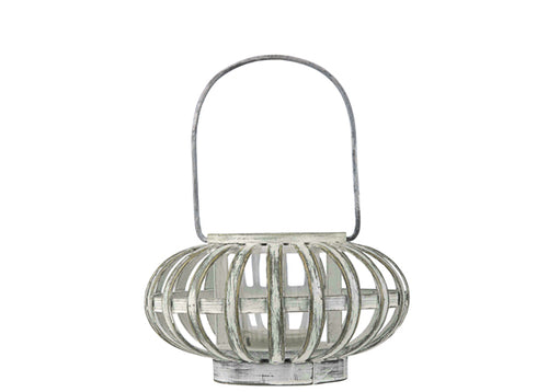 Bambuslaterne Tor in antik weiß von broste Copenhagen