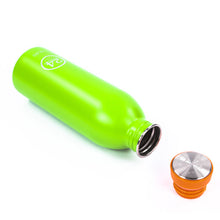 24bottles Edelstahl Trinkflasche lime green - Designer Sport Trinkflasche grün 500 ml