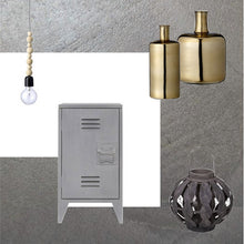 Bloomingville Glasvase Kupfer - kupferfarbene Blumenvase aus Glas