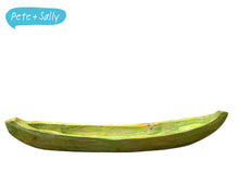 Pete + Sally Holzschale grün - Obstschale, Schlüsselablage, Kerzenschale