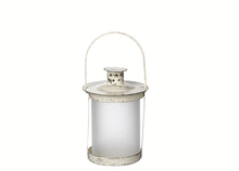 Windlicht antique look in weiß von broste Copenhagen