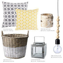 Bloomingville Rattankorb geflochten für Zeitschriften, Decken und Sonstiges