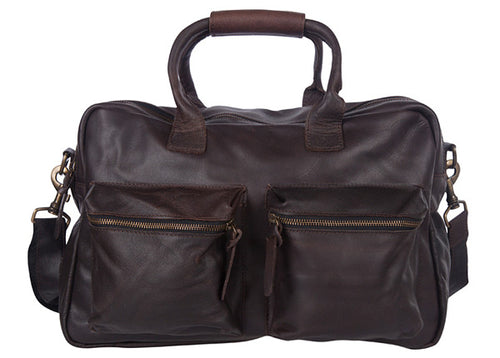 Cowboysbag Ledertasche The Bag in dunkelbraun - Businesstasche