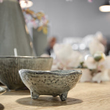 Broste Copenhagen kleine Nordic Schälchen 2 Stück - Steingut Schälchen in grau-blau