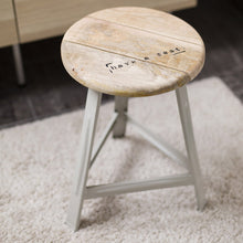 House Doctor Holzhocker Have a seat in grau - Design Hocker oder Beistelltisch