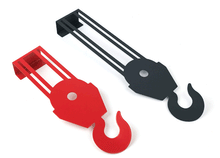 Crane wall hooks - zwei coole Türhaken von Kikkerland in schwarz und rot