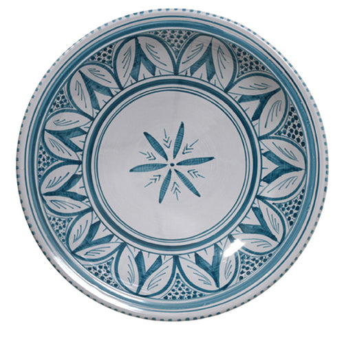 HK Living Souk Bowl large grau-blau - handgemachte Schale Marokko Design