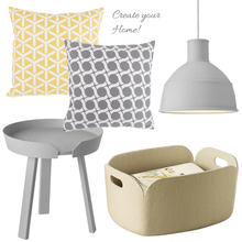 Bio Baumwolle Kissen Canvas in gelb - Dekokissen von Pete & Sally in 40x40 cm made in Germany