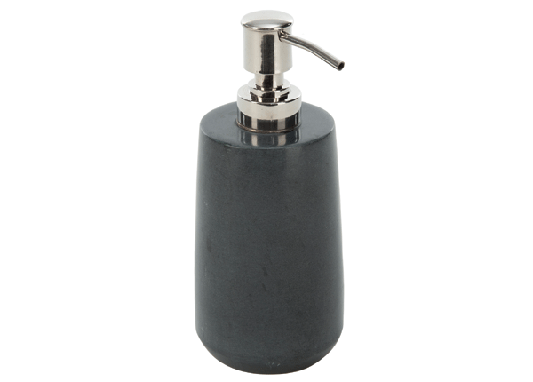 Soapstone Seifenspender von Möve - schwarzer Speckstein
