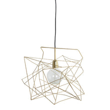 House Doctor Hängelampe Asymmetric in Gold glänzend - Designer Deckenlampe