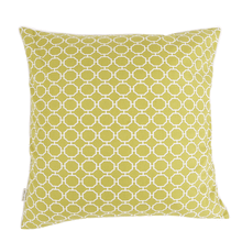 Bio Baumwolle Dekokissen White Octagon 50x50 cm - Wendekissen von Pete & Sally made in Germany